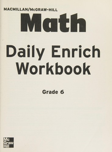 Daily Enrich Workbook, Grade 6