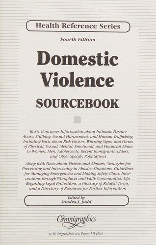 Domestic Violence Sourcebook