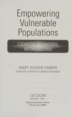 Empowering vulnerable populations