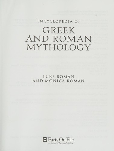 Encyclopedia of Greek and Roman Mythology