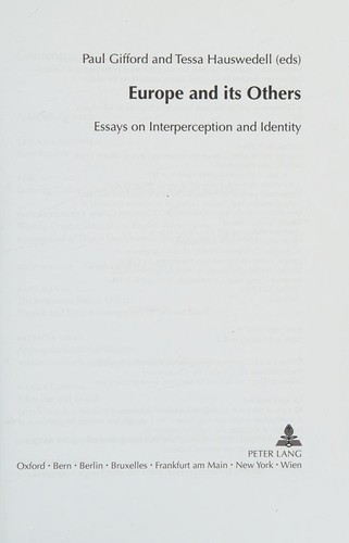 Europe and Its Others