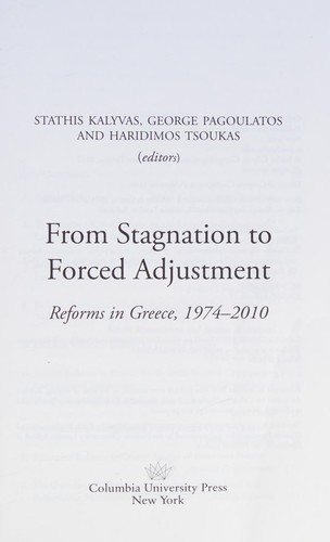 From Stagnation to Forced Adjustment