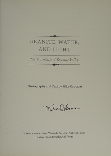 Granite, Water, and Light