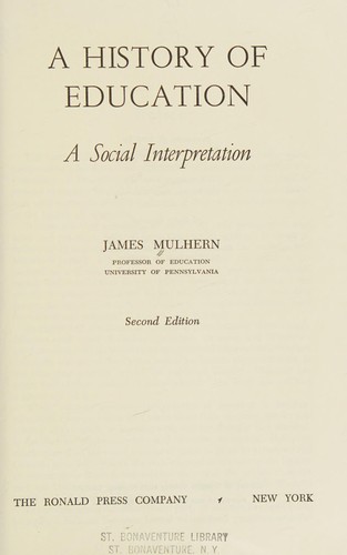 A History of Education