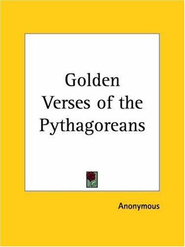 Golden Verses of the Pythagoreans