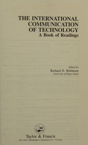 The International communication of technology