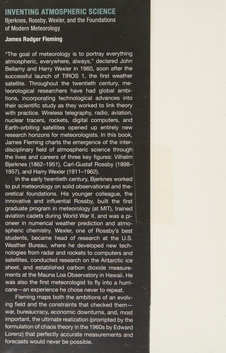 Inventing atmospheric science