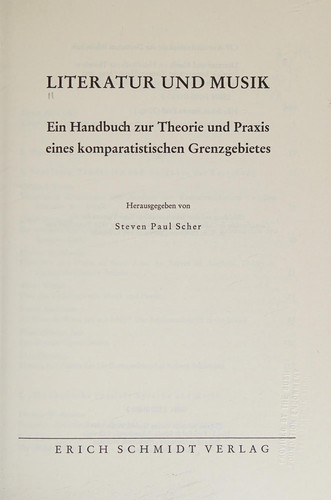 Literatur und Musik