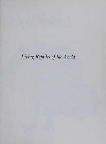 Living Reptiles of the World