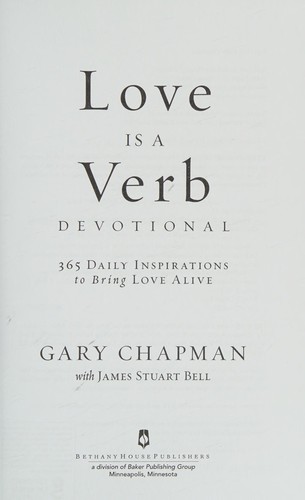 Love Is a Verb Devotional