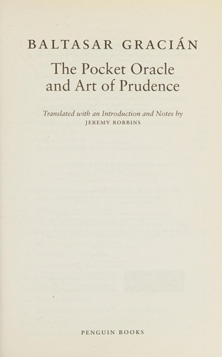 The pocket oracle and art of prudence