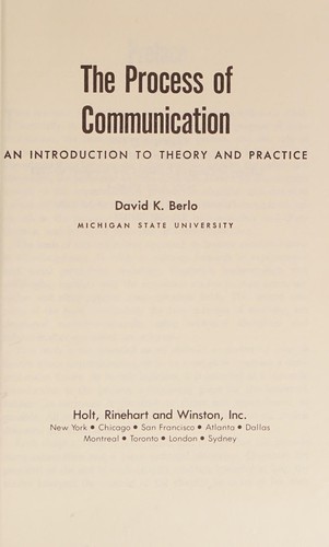 The Process of Communication