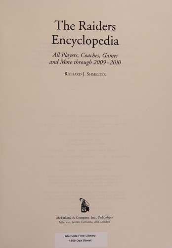 The Raiders Encyclopedia