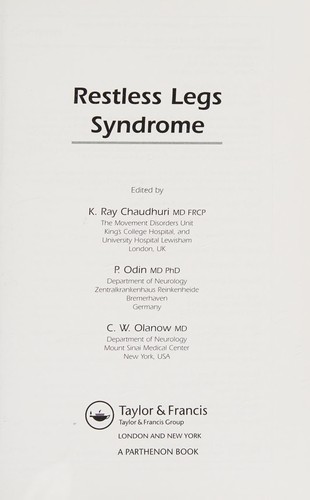 Restless legs syndrome