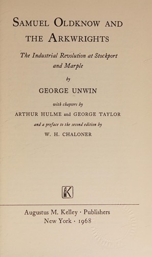 Samuel Oldknow and the Arkwrights