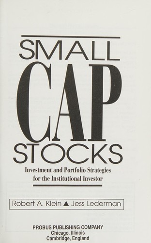 Small cap stocks