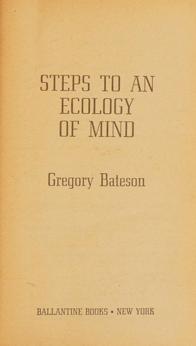 Steps to an ecology of mind