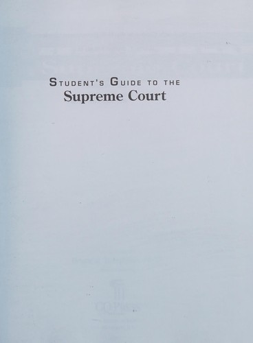 Student's Guide to the Supreme Court