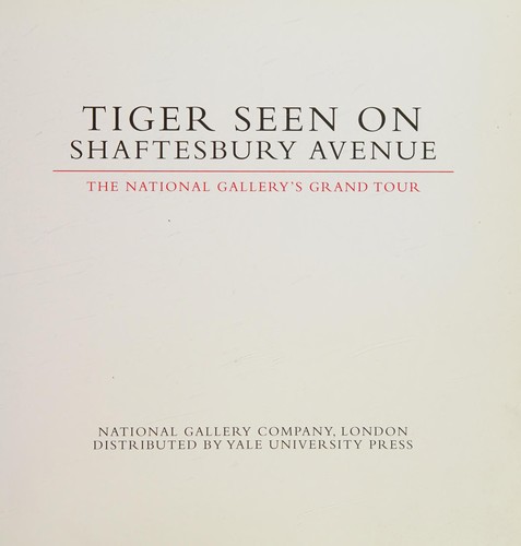 Tiger seen on Shaftesbury Avenue
