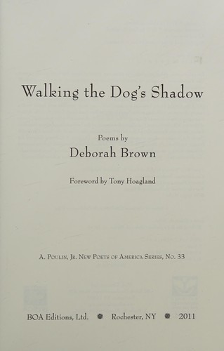 Walking the dog's shadow