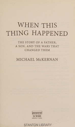 When this thing happened