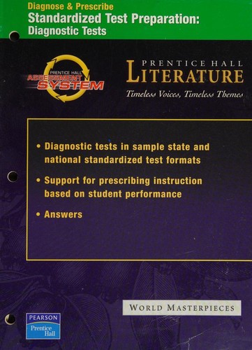 Standardized Test Preparation -- Diagnostic Tests -- World Masterpieces