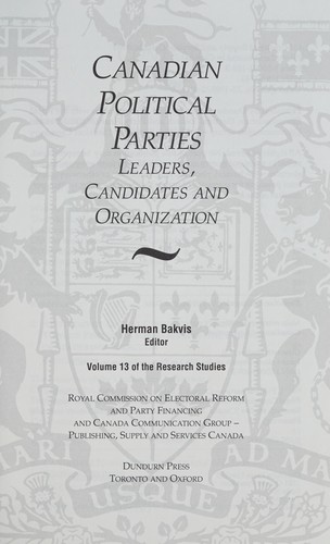 Canadian Political Parties