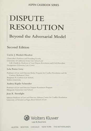 Dispute resolution