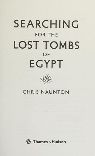 Searching for the lost tombs of Egypt