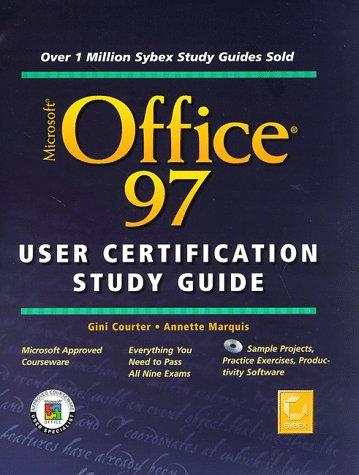 Microsoft Office 97 user certification study guide
