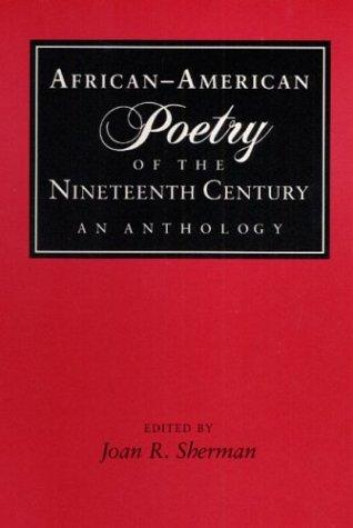 African-American poetry of the nineteenth century