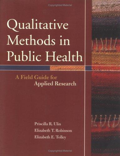 Qualitative Methods in Public Health