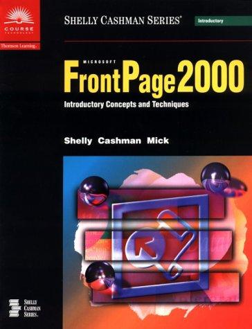 Microsoft FrontPage 2000: Introductory Concepts and Techniques