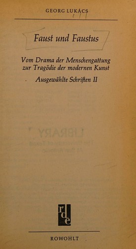 Faust und Faustus