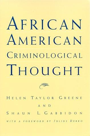 African American criminological thought