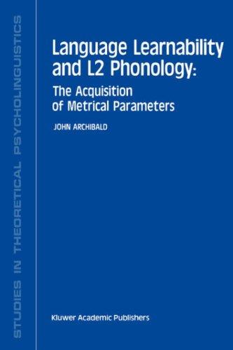 Language learnability and L2 phonology