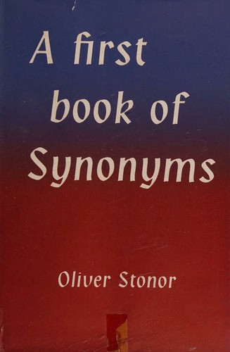 A first book of synonyms
