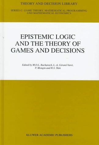 Epistemic Logic and the Theory of Games and Decisions