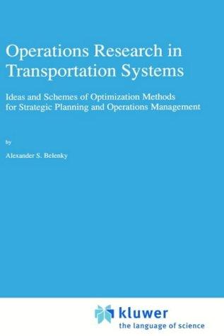Operations Research in Transportation Systems