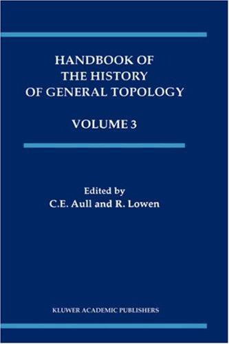 Handbook of the history of general topology