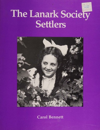 The Lanark Society Settlers