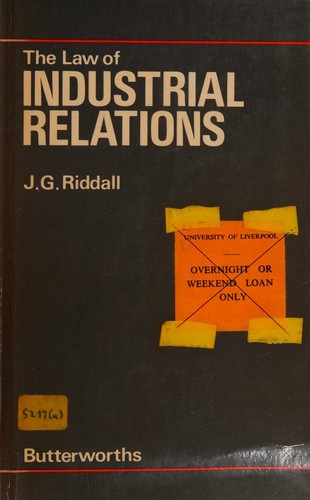 The Law of Industrial Relations