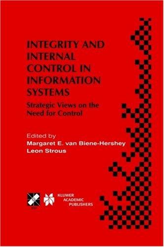 Integrity and Internal Control in Information Systems