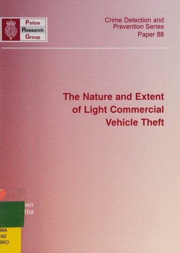 The nature and extent of light commercial vehicle theft