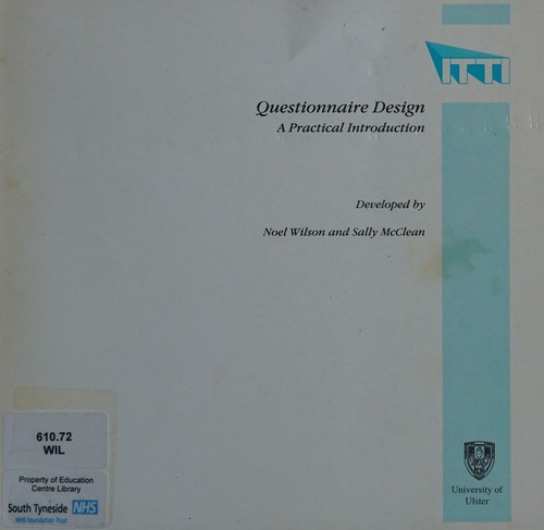 Questionnaire design