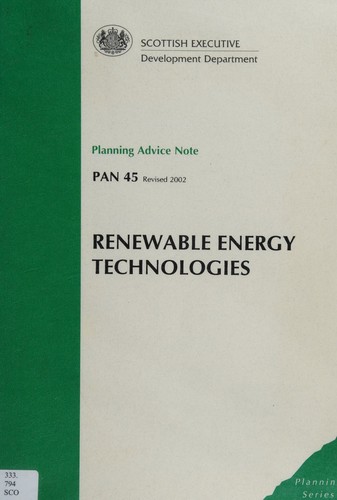 Renewable energy technologies