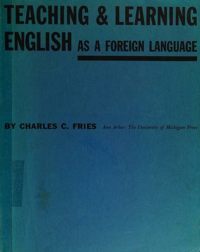 Teaching and learning English as a foreign language
