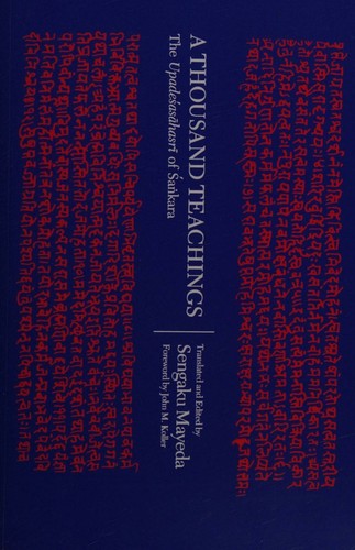 The Thousand Teachings (Upadesa Sahasri) of Sri Sankaracarya