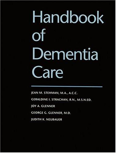 Handbook of dementia care