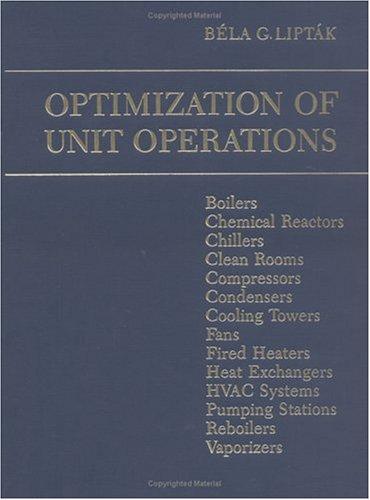 Optimization of Unit Operations